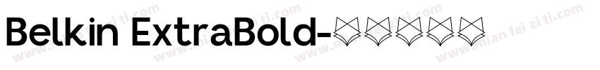 Belkin ExtraBold字体转换